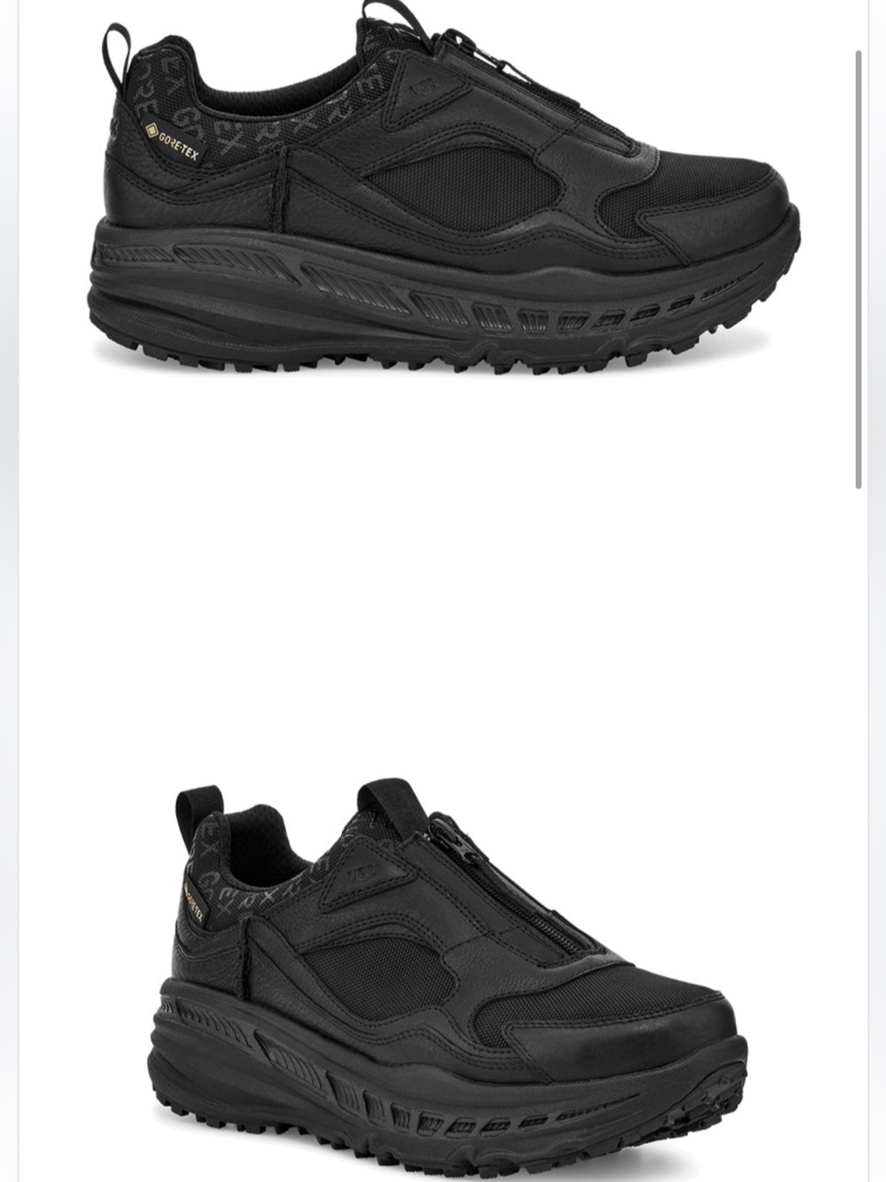 UGG CA805 Zip Gore-Tex Sneakers in Black Size 7/38